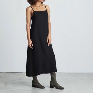 Everlane Black The Japanese GoWeave Slip Dress Size 4